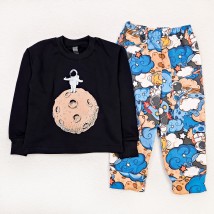 Пижама для мальчика Astronaut moon  Dexter`s  Черный;Синий 303  98 см (d303ксм-мс)