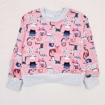Пижама для девочки из футера Kittens  Dexter`s  Розовый d303кт-рв  122 см (d303кт-рв)