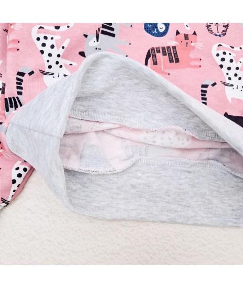 Пижама для девочки из футера Kittens  Dexter`s  Розовый d303кт-рв  134 см (d303кт-рв)