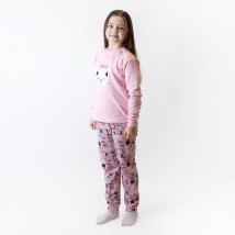 Girl's pajamas Hello Cat Dexter`s Pink d303kt-pr-rv-nv 134 cm (d303kt-pr-rv-nv)