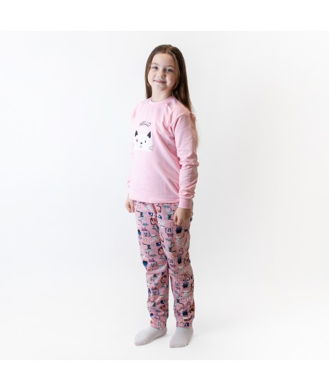 Girl's pajamas Hello Cat Dexter`s Pink d303kt-pr-rv-nv 110 cm (d303kt-pr-rv-nv)