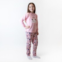 Пижама для девочки футер Hello Cat   Dexter`s  Розовый d303кт-пр-рв-нв  110 см (d303кт-пр-рв-нв)
