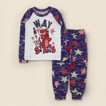 Way to Stars Dexter`s pajamas for boys without insulation Purple; Blue 903 140 cm (d903-11-1)