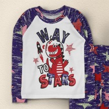 Way to Stars Dexter`s Pajamas for boys without insulation Purple; Blue 903 134 cm (d903-11-1)