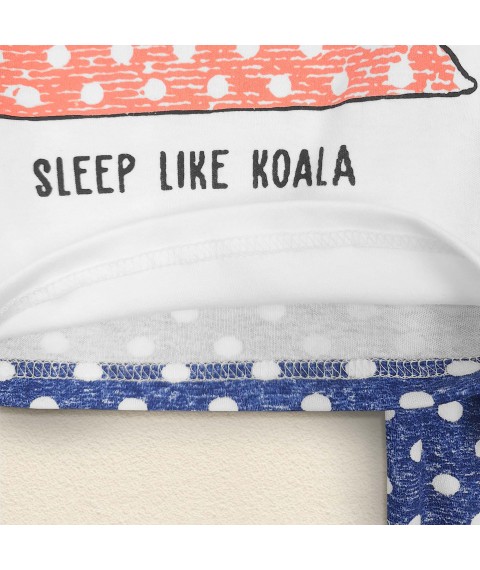 Children's pajamas with Koala polka dot print Dexter`s Blue 903 128 cm (d903-12-1)