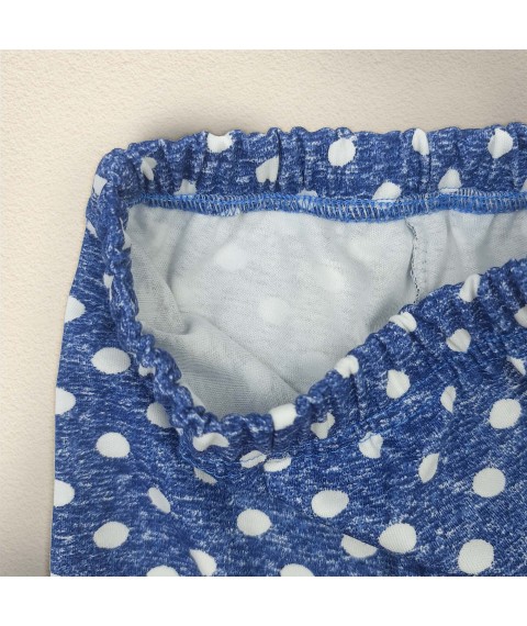 Піжама дитяча з принтом у горошок Коала  Dexter`s  Синій 903  128 см (d903-12-1)