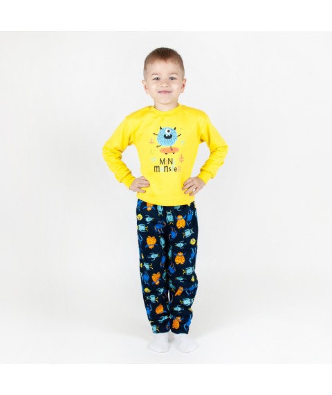 Пижама для мальчика Fun monsters  Dexter`s  Синий;Желтый 303  122 см (d303мн-мсж)