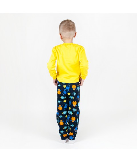 Pajamas for a boy Fun monsters Dexter`s Blue; Yellow 303 122 cm (d303mn-mszh)