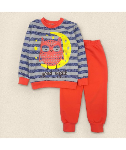 Good Night Dexter`s children's striped pajamas with nachos Blue; Red 303 110 cm (d303-15)