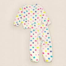 Pajamas for girls made of velsoft plush fabric Pea Dexter`s Milk; Multi-colored 412 122 cm (d412-5)