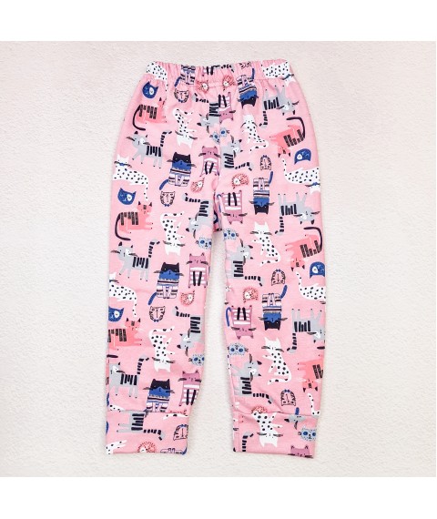 Girls pajamas kittens Dexter`s Pink; Black d303kt-pr-chn 122 cm (d303kt-pr-chn)