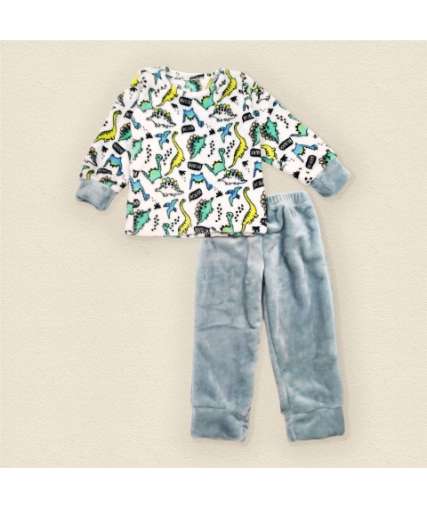 Pajamas for a boy, velsoft Dexter`s Gray 413 122 cm (d413-19)