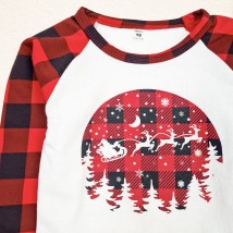 Warm children's pajamas Christmas Dexter`s Red; White d303-22 110 cm (d303-22)