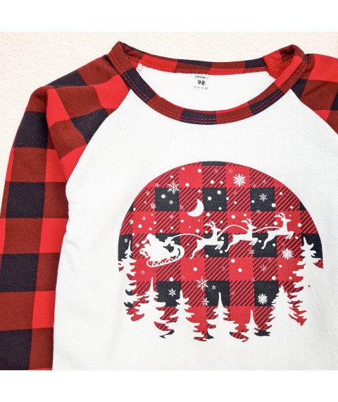 Пижама теплая детская Christmas  Dexter`s  Красный;Белый d303-22  110 см (d303-22)