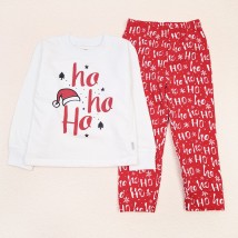 Пижама детская футер Christmas XOXO  Dexter`s  Красный;Белый d303-20  98 см (d303-20)