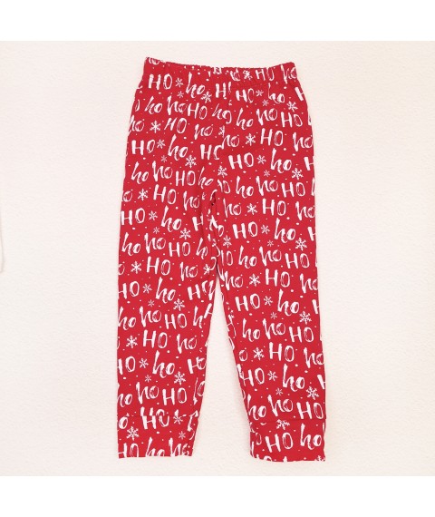 Пижама детская футер Christmas XOXO  Dexter`s  Красный;Белый d303-20  98 см (d303-20)