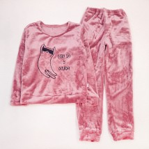 Теплая детская розовая пижама Every Day  Dexter`s  Розовый d424ед-рв  98 см (d424ед-рв)