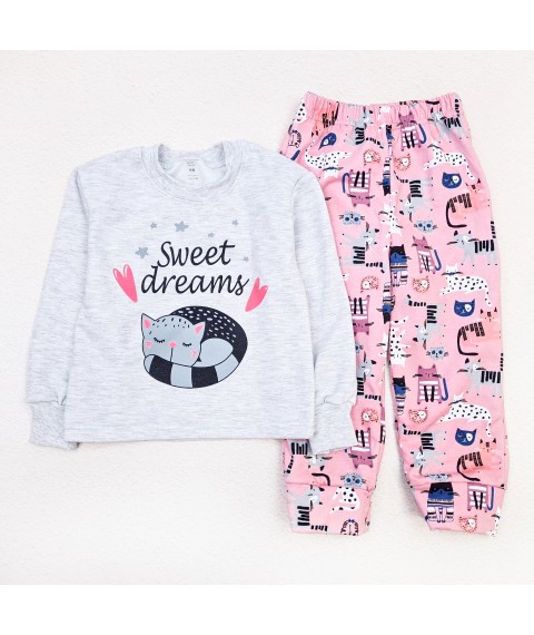 Пижама для девочки Sweet Dream  Dexter`s  Розовый;Серый d303св-др  140 см (d303св-др)