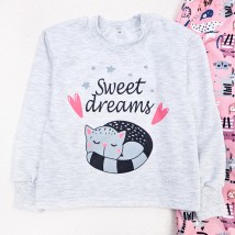 Піжама для дівчинки Sweet Dream  Dexter`s  Рожевий;Сірий d303св-др  110 см (d303св-др)