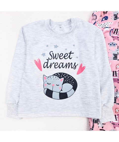 Піжама для дівчинки Sweet Dream  Dexter`s  Рожевий;Сірий d303св-др  140 см (d303св-др)