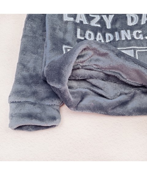 Сіра піжама велсофт Lazy Day  Dexter`s  Сірий d424лд-ср  140 см (d424лд-ср)
