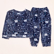 Bear Dexter`s Warm Pajamas for Boys Dark Blue d423gn-msh 98 cm (d423gn-msh)