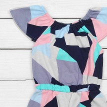 Abstract Dexter`s baby dress-overalls Pink; Dark blue d182ab 86 cm (d182ab)