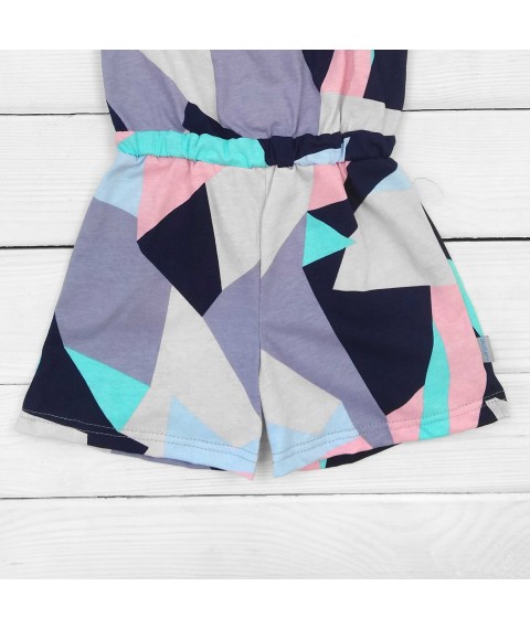 Abstract Dexter`s Children's overalls dress Pink; Dark blue d182ab 110 cm (d182ab)