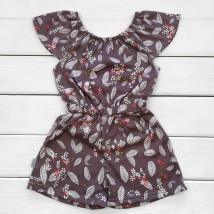 Dexter`s Leaves Dress-jumpsuit for girls Brown d182ls-kch 86 cm (d182ls-kch)