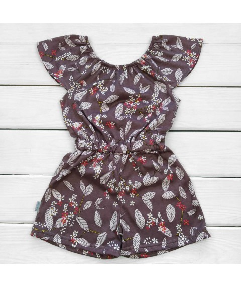 Dexter`s Foliage overall dress for girls Brown d182ls-kch 122 cm (d182ls-kch)