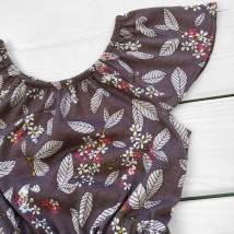 Dexter`s Leaves Dress-jumpsuit for girls Brown d182ls-kch 86 cm (d182ls-kch)