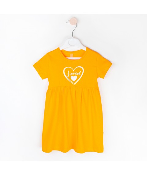 Платье с коротким рукавом Loved  Dexter`s  Желтый d119лв-ж  98 см (d119лв-ж)