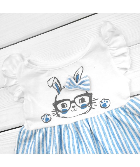Children's dress Happy Ti Dexter`s White; Blue 972 86 cm (d972z-gb)