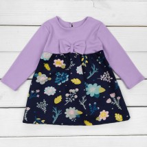 Детское нарядное платье Цветок фиолетового цвета  Malena  Фиолетовый;Синий 21-34  104 см (21-34лв)