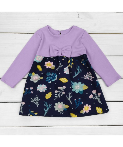 Children's festive dress Flower purple color Malena Purple; Blue 21-34 92 cm (21-34lv)