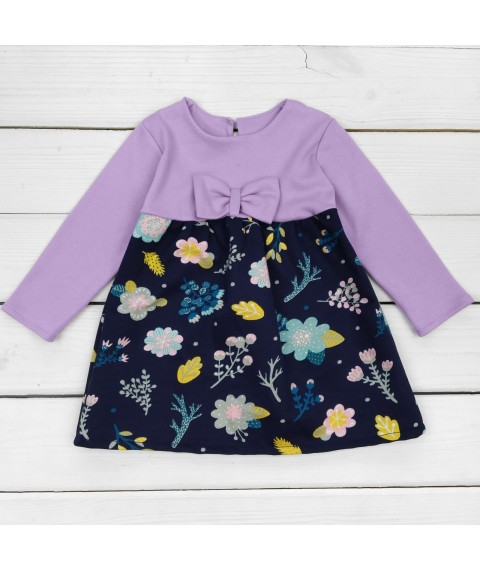 Children's festive dress Flower purple color Malena Purple; Blue 21-34 104 cm (21-34lv)