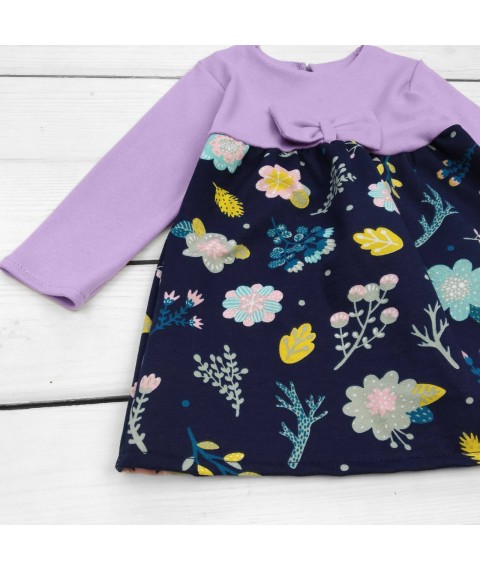 Children's festive dress Flower purple color Malena Purple; Blue 21-34 104 cm (21-34lv)