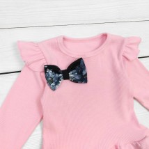 Daniel Dexter`s children's dress with a bow Pink; Dark blue 18-01 98 cm (d18-01rv)