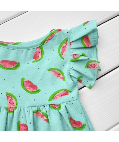 Markdown (defects) Children's dress Watermelons Malena Menthol; Red 123-1a 92 cm (123-1a)