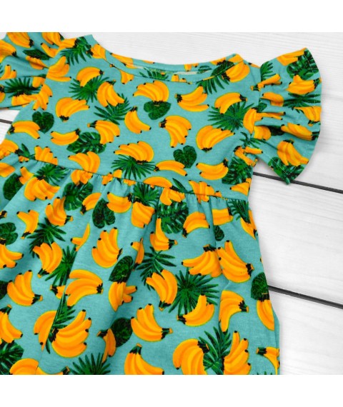 Летнее детское платье Banana  Dexter`s  Зеленый d123бн  110 см (d123бн)
