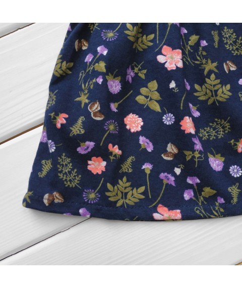 Летнее детское платье с бантиком  Malena  Розовый;Синий 136тм  116 см (136тм)