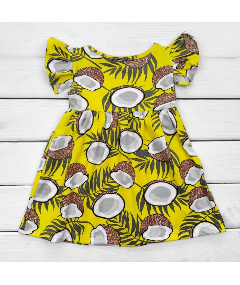 Kokosik dress for a girl Dexter`s Yellow d123k-w 122 cm (d123k-w)