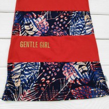 Платье-туника с коротким рукавом Gentle Girl  Dexter`s  Красный 1-23  110 см (d1-23лс-кр)