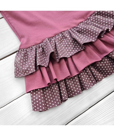 Детское платье с пышной юбочкой Пшено  Dexter`s  Розовый d124рв  98 см (d124рв)