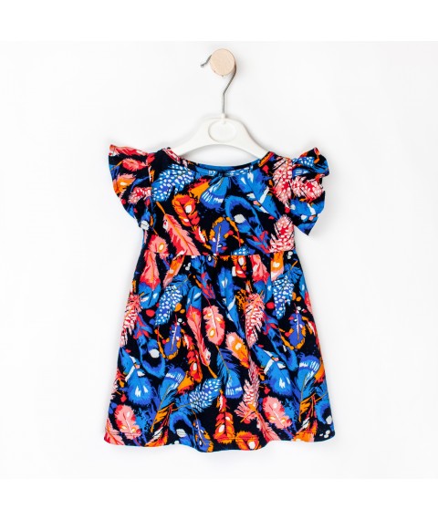 Детское летнее платье Перышки  Dexter`s  Синий 123-1пк  92 см (123-1пк)