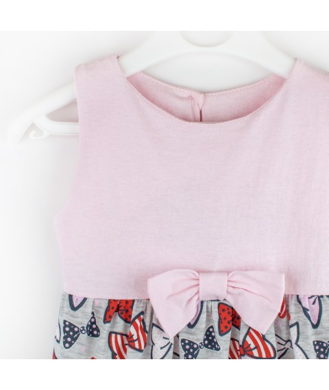 Children's dress Bows Malena Pink 136rv 116 cm (136rv)