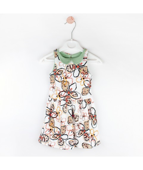 Knitted summer dress Dexter`s Flower Milky 919 122 cm (d919-3)