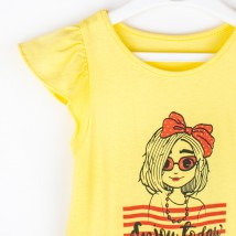 Детское платье с коротким рукавом Enjoy today  Dexter`s  Желтый d142ет-ж  98 см (d142ет-ж)