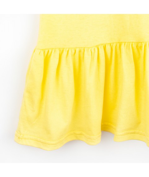 Children's dress with short sleeves Enjoy today Dexter`s Yellow 142 86 cm (d142et-w)