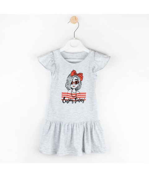 Платье на лето Enjoy today  Dexter`s  Серый d142ет-ср  86 см (d142ет-ср)